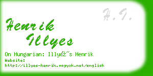 henrik illyes business card